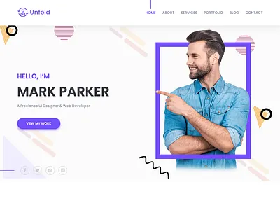 Free Personal Portfolio and Profile HTML Template bootstrap bootstrap 4 clean creative design free freebie freebies html html5 landing page personal portfolio template ui