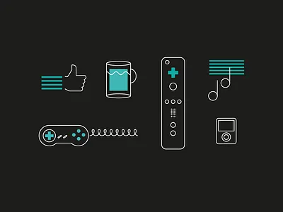 Icons Chili abstract digital games icon illustration technology vector