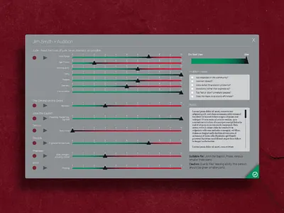 Voice Talent Auditioning Feature for Proprietary Software design layout proprietary software ui uiux user experience design user interface design ux