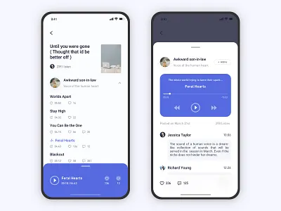 Music Interaction animation app branding design flat icon illustration interaction interaction design interaction designer music music album music app music app ui music art typography ui ux vector white