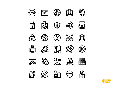 Science & Astronomy Icons pack astronomy branding design icon icondesigner iconpack illustration science ui