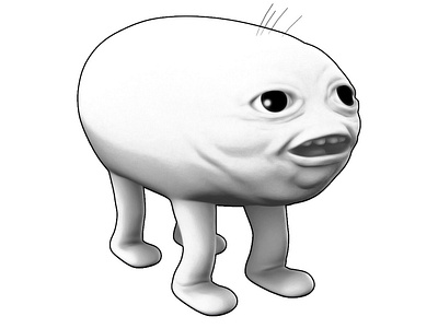 Dog 3d art blender blender 3d character creature