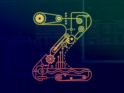 Zigzag Neon color design dribbble flat illustration invites logo minimal photoshop texture typography vector