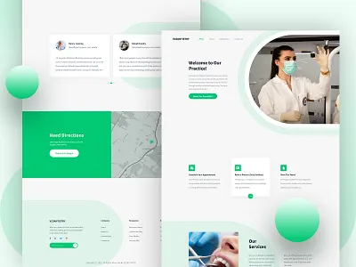 Dental Landing Page Design clean dental dental care dental clinic dental landing page design dental website design design landing design landing page landing page concept minimal ui ux web web design website website design