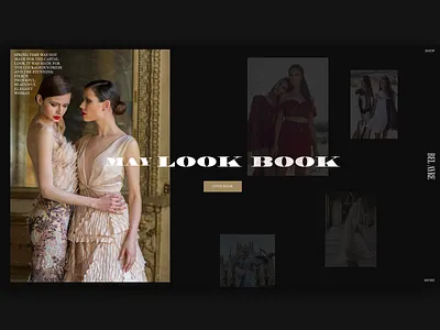 BEL AYRE Fashion Store Homepage adobe xd clean dark ecommerce fashion fashion blog interface minimal photography typography ui ux web web design website