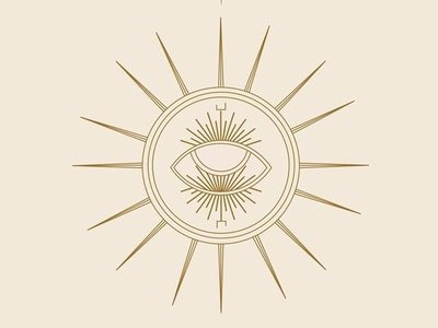 Uruz branding design eye icon iconic illustration art logo minimal paulinapuchalska polishdesign rune symbol symbol design tarot tarot card uruz vector warsaw warszawa