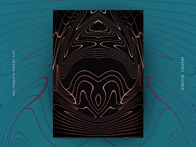 random poster 006 abstract black blue blur branding color colorful design dribbble gradiant graphic japan neon noise poster print project random rgb shape