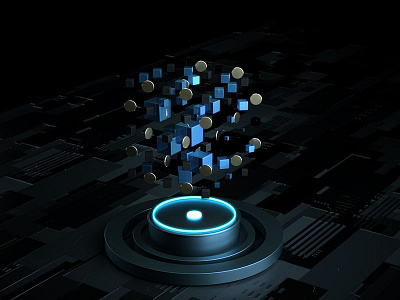 Silver Coins And Boxes ae c4d