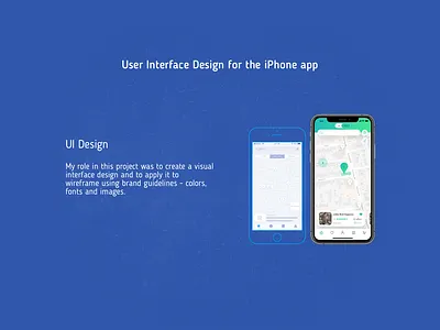 UI for the iPhone app app design blue gradient ui ui designs user interface user interface design