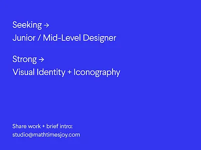 Seeking Designers @ Math Times Joy design studio hiring jobs math times joy san francisco