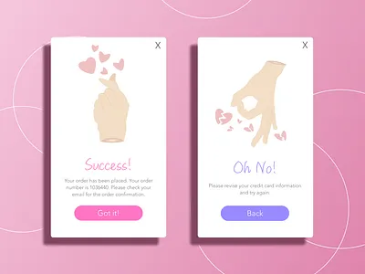 Soft Success/Error Message adobe challenge daily art dailyui dailyui011 design design challenge illustration photoshop sketch sketch app ui vector vector art
