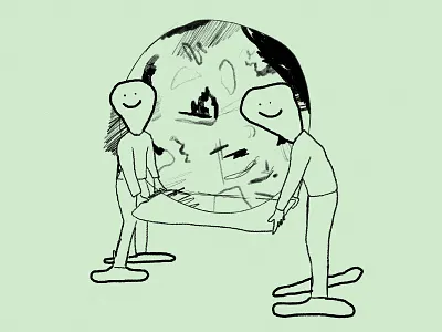 I'll draw the body, you draw the face collaboration lol maybeskis togetherness world