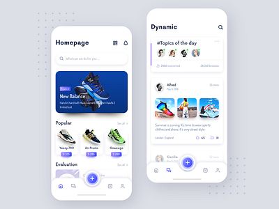 Sneakers shop app app ui design icon ios iphone logo ui ux 极简主义