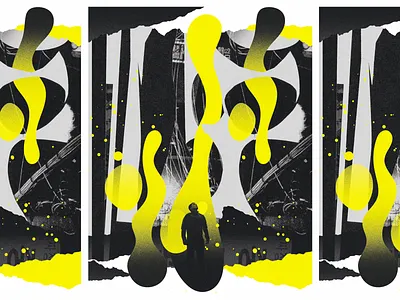 Spot Illustration Response Magazine abstract black white cut paper editorial editorial art editorial illustration illustration magazine print shapes texture