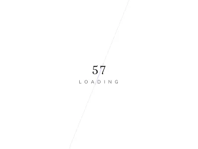 Loading Screen clean indicating loader loading loading animation loading icon minimal number progress screen splash web site loader web template