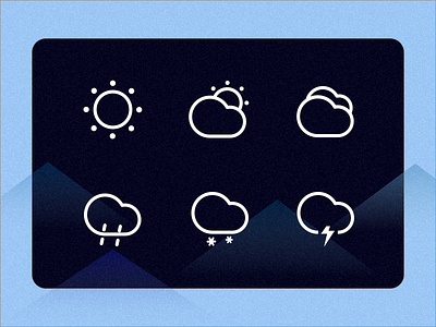 Weather cloud cloudy icon rain season snow sun theme thunder weather