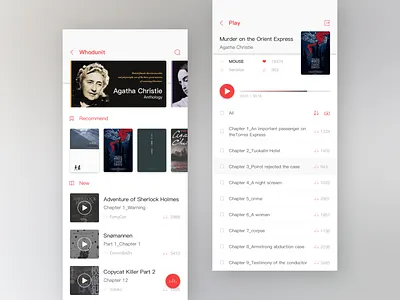 Talking book app book design ui ui design