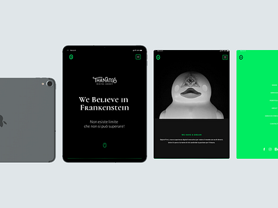 Tablet Resolution | THANATOS Digital 2.0 minimal minimal design mobile mobile responsive mobile ui responsive responsive design responsive layout tablet tablet design tablet mockup thanatos digital agency ui uiux uiux design uiuxdesign user interface user interface design webdesign website