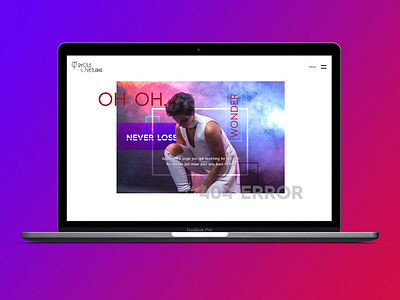 404 Error Page design for my personal website digital design freelancer krystlesvetlana web design and development webflow