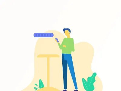 OTP Receive enter otp illustration message message received mobile otp receive received otp sms taran ui visual