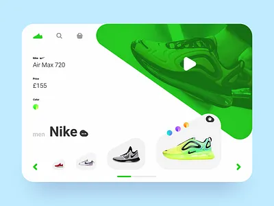 Sneaker Shop nike shoes shop sneaker ui ux web