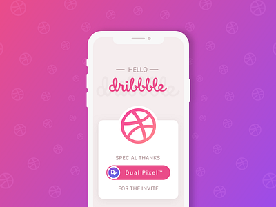 Hello Dribbble! design hello dribbble mobile sketch ui ux