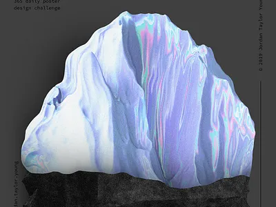 239 / 365 365 365 challenge 3d adobe illustrator adobe indesign adobe photoshop cinema4d design design daily gradient graphic design holographic illustration iridescent minimal poster poster design typography