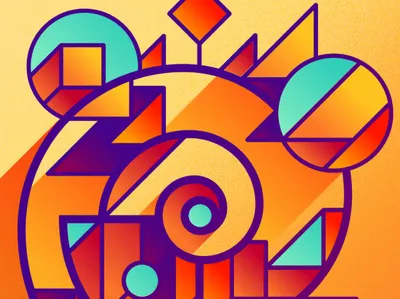 A Spiral Line with Geometric Shapes #01904D abstract celtic circle crystal geometric geometry illustration line lines pattern shapes spiral symbol