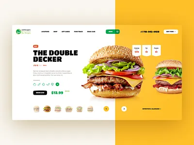 Wahlburger 🍔 agency app burger design hamburger hero landingpage mockup onepage poland restaurant theme ui ux web webdesign website website animation welcome wordpress