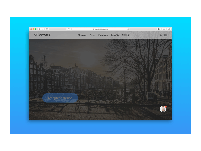 Landing page for driveways branding design illustration landing landing page photoshop sketch typography ui ux website