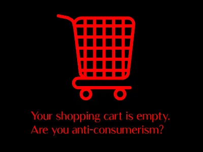 Daily UI #058 Shopping Cart Consumerism 058 58 add anti consumerism consumer consumerism dailyui purchase shopping bag shopping card shopping cart