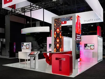 True Fit Exhibit at Shop Talk 3dsmax design exhibit exhibit design trade show
