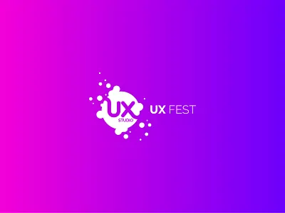 UX Fest - Concept Project | The UX Studio branding concept design design digital design logo minimal portfolio typography vector visual designer