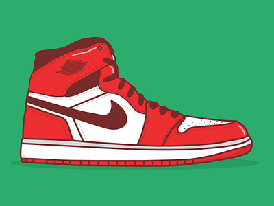 Air Jordan retro 1 flat diseño españa iconos icons icons design ilustración ilustrador cc jordan jordan 1 nike plano retro sneakers vector venezuela