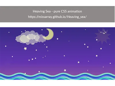 Screenshot Sea Animation animation css
