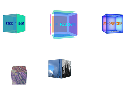 Screenshot Cube animation 3d css3