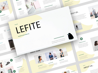 Lefite - Magazine & Creative PowerPoint Template agency business company corporate creative fashion lifestyle lifestyle magazine lookbook photography powerpoint powerpoint template presentation
