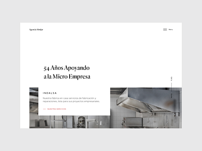 Almijar clean design landing page minimal typography ui user interface ux web web design website