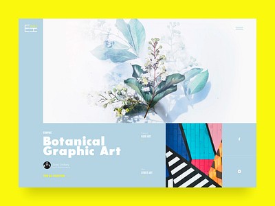 EartH Art Collective art collective designlove graphic art happy homepage landing page love peace typeface ui ux webdesign website