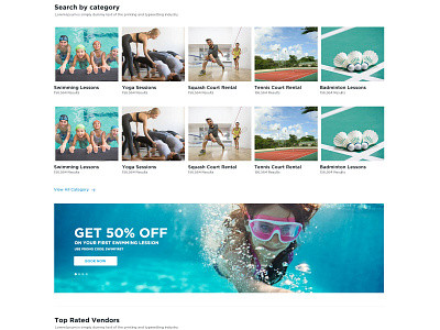 Sport Training Market Place - website / UX/UI design ui deisgn ux design web site design