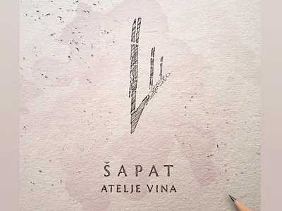 Wine studio Shapat (Whisper) graphicdesign logo logodesign logotype