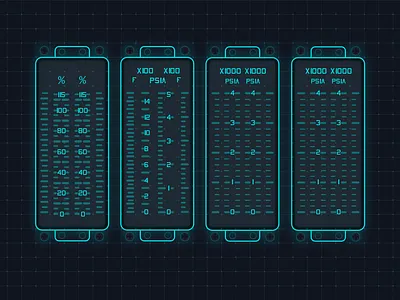 Daily FUI - Pressure Re-Creation dailyfui fui fuidesign high contrast ui