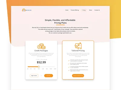 Pricing Page danielvincent design illustration landing page ui ux web webdesign website website design