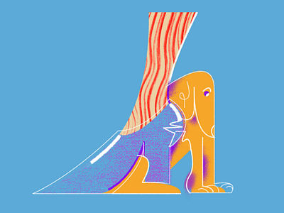dog with high heel animal color dog photoshop vector