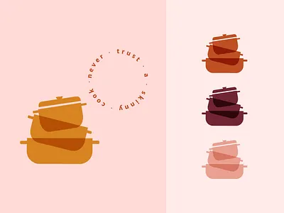 Illustration icons brand food icons illustration multiply warm colors