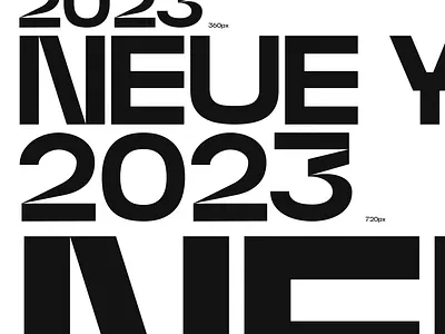 Neue Year 2023 of Neue Power Typeface design font fonts illustration logo type type design typeface typography ui