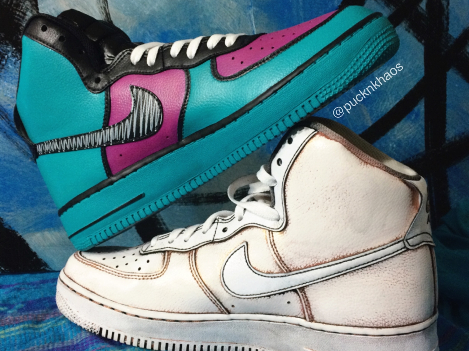custom air force 1 jordans