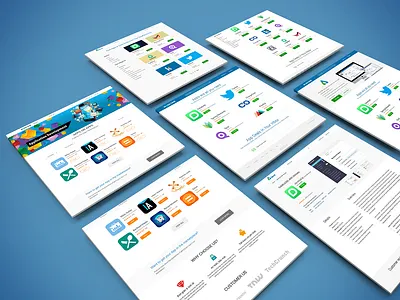 Worktime Marketplace page app app branding chat app design flat icon landing landing page skecth ui ux web website