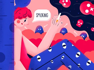 smoking illustration