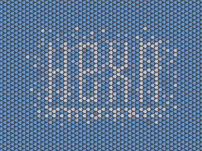 Hexa design typography